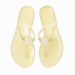 Tory Burch Clear Jelly Miller Sandals Thong Size 10